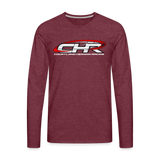 Courtland Herman | 2022 | Men's LS T-Shirt - heather burgundy