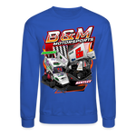 B&M Motorsports | 2022 | Adult Crewneck Sweatshirt - royal blue