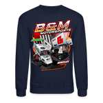 B&M Motorsports | 2022 | Adult Crewneck Sweatshirt - navy