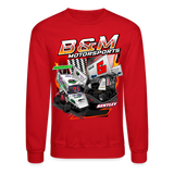 B&M Motorsports | 2022 | Adult Crewneck Sweatshirt - red