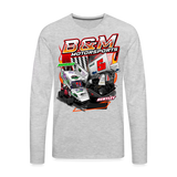 B&M Motorsports | 2022 | Men's LS T-Shirt - heather gray
