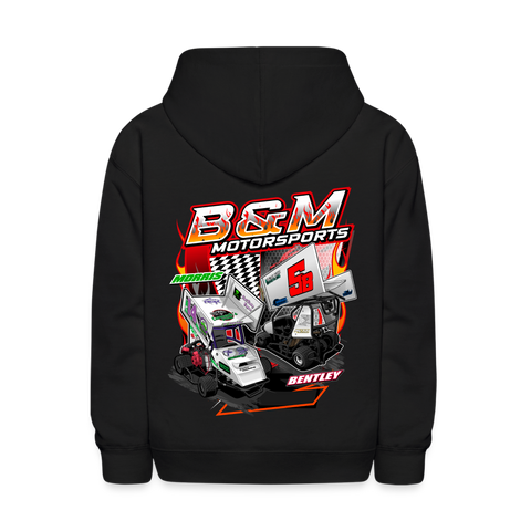 B&M Motorsports | 2022 | Youth Hoodie (Back Design) - black