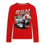 B&M Motorsports | 2022 | Youth LS T-Shirt - red