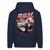 B&M Motorsports | 2022 | Men's Hoodie (Back Design) - navy