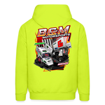 B&M Motorsports | 2022 | Men's Hoodie (Back Design) - safety green