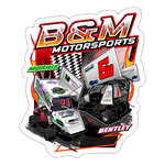 B&M Motorsports | 2022 | Sticker - white matte
