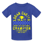 Logan Carter | 2022 Champion | Youth T-Shirt - royal blue