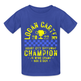 Logan Carter | 2022 Champion | Youth T-Shirt - royal blue