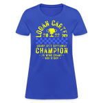 Logan Carter | 2022 Champion | Women's T-Shirt - royal blue