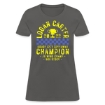 Logan Carter | 2022 Champion | Women's T-Shirt - charcoal