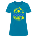 Logan Carter | 2022 Champion | Women's T-Shirt - turquoise