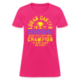 Logan Carter | 2022 Champion | Women's T-Shirt - fuchsia