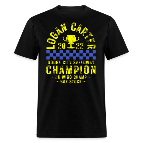 Logan Carter | 2022 Champion | Men's T-Shirt - black