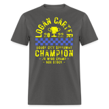 Logan Carter | 2022 Champion | Men's T-Shirt - charcoal