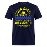 Logan Carter | 2022 Champion | Men's T-Shirt - navy