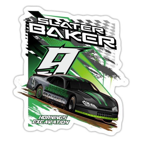 Slater Baker | 2022 | Sticker - white matte