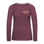 Mike Arnold | 2022 | Women's LS T-Shirt - heather burgundy