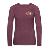 Mike Arnold | 2022 | Women's LS T-Shirt - heather burgundy