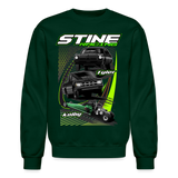 Stine Racing | 2022 | Adult Crewneck Sweatshirt - forest green