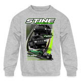 Stine Racing | 2022 | Youth Crewneck Sweatshirt - heather gray