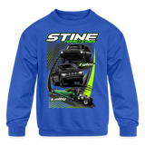 Stine Racing | 2022 | Youth Crewneck Sweatshirt - royal blue