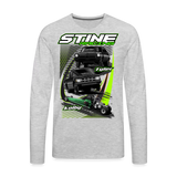 Stine Racing | 2022 | Men's LS T-Shirt - heather gray