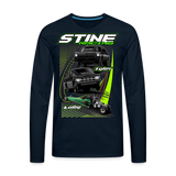 Stine Racing | 2022 | Men's LS T-Shirt - deep navy