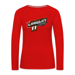 Hagen Langley Racing | 2022 | Women's LS T-Shirt - red