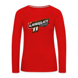 Hagen Langley Racing | 2022 | Women's LS T-Shirt - red