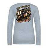 Hagen Langley Racing | 2022 | Women's LS T-Shirt - heather ice blue