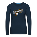 Hagen Langley Racing | 2022 | Women's LS T-Shirt - deep navy