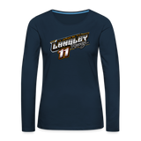 Hagen Langley Racing | 2022 | Women's LS T-Shirt - deep navy