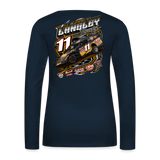 Hagen Langley Racing | 2022 | Women's LS T-Shirt - deep navy