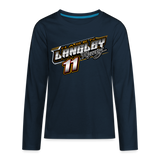 Hagen Langley Racing | 2022 | Youth LS T-Shirt - deep navy