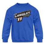 Hagen Langley Racing | 2022 | Youth Crewneck Sweatshirt - royal blue