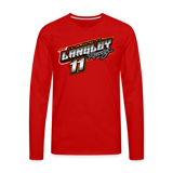 Hagen Langley Racing | 2022 | Men's LS T-Shirt - red