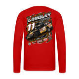 Hagen Langley Racing | 2022 | Men's LS T-Shirt - red