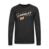 Hagen Langley Racing | 2022 | Men's LS T-Shirt - charcoal grey