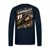 Hagen Langley Racing | 2022 | Men's LS T-Shirt - deep navy