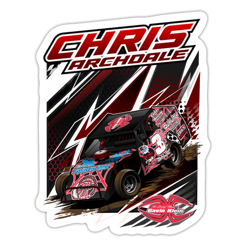 Chris Archdale | 2022 | Sticker - white matte