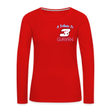 Chris Archdale | 2022 | Women's LS T-Shirt - red