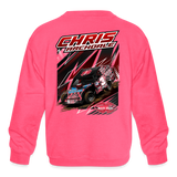 Chris Archdale | 2022 | Youth Crewneck Sweatshirt - neon pink