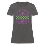 Jeremy Hancock | 2022 Champion | Women's T-Shirt - charcoal