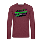 Samrov Racing | 2022 | Men's LS T-Shirt - heather burgundy