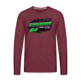 Samrov Racing | 2022 | Men's LS T-Shirt - heather burgundy