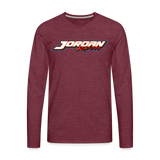 Floyd Jordan III | 2022 | Men's LS T-Shirt - heather burgundy