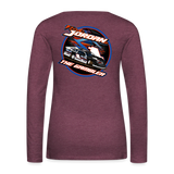 Floyd Jordan III | 2022 | Women's LS T-Shirt - heather burgundy