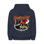 Rusty Hill | 2022 | Youth Hoodie (Back Design) - navy