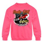 Rusty Hill | 2022 | Youth Crewneck Sweatshirt - neon pink