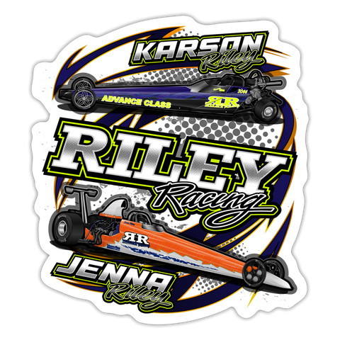 Riley Racing | 2022 | Sticker - white matte